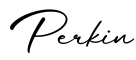 单词Perkin书写