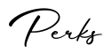 单词Perks书写