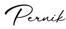 单词Pernik书写