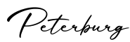 单词Peterburg书写