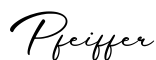 单词Pfeiffer书写