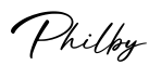 单词Philby书写