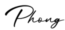 单词Phong书写