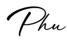 单词Phu书写
