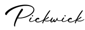 单词Pickwick书写