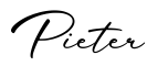 单词Pieter书写