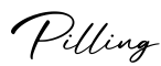 单词Pilling书写