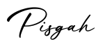 单词Pisgah书写