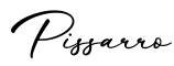单词Pissarro书写