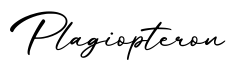 单词Plagiopteron书写