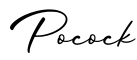 单词Pocock书写