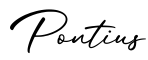 单词Pontius书写