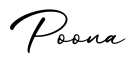 单词Poona书写