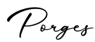 单词Porges书写