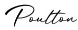 单词Poulton书写