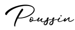 单词Poussin书写