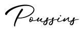 单词Poussins书写