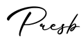 单词Presb书写