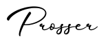 单词Prosser书写