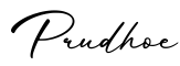 单词Prudhoe书写