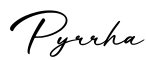 单词Pyrrha书写