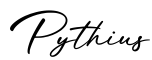 单词Pythius书写
