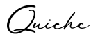 单词Quiche书写