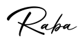 单词Raba书写