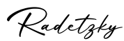 单词Radetzky书写