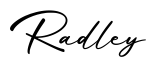 单词Radley书写