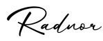 单词Radnor书写