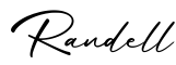 单词Randell书写