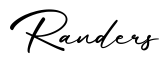 单词Randers书写
