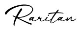 单词Raritan书写