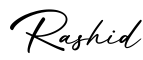 单词Rashid书写
