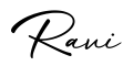 单词Ravi书写