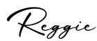 单词Reggie书写