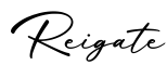 单词Reigate书写