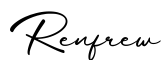 单词Renfrew书写
