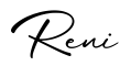 单词Reni书写