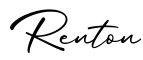 单词Renton书写