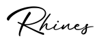 单词Rhines书写
