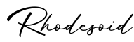 单词Rhodesoid书写