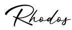 单词Rhodos书写