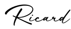 单词Ricard书写