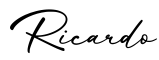 单词Ricardo书写