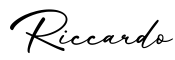 单词Riccardo书写