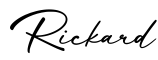 单词Rickard书写