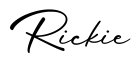 单词Rickie书写