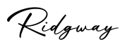 单词Ridgway书写